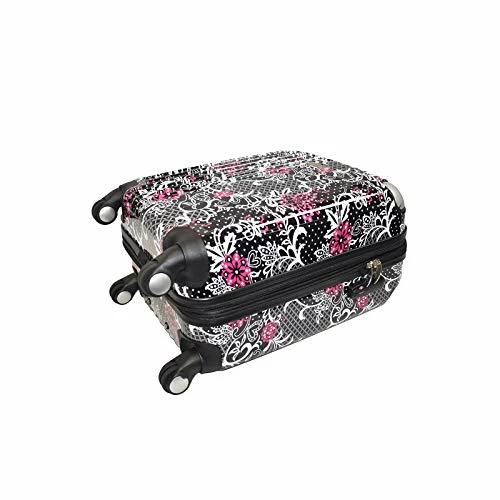 KARRIAGE-MATE Hardside Carryon Expandable Luggage With Spinner Wheels, TSA Lock (Paisley And Butterfly) 6 KARRIAGE-MATE Hardside Carryon Expandable Luggage With Spinner Wheels, TSA Lock (Paisley And Butterfly) - Image 4