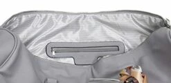 Women's Large PU Leather Weekender Duffel Bag With Satin Interior - Big 22" Carry-On Size - Light Grey -TRAVELPRO Sales 41aIuSf b4S