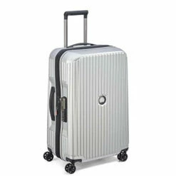 DELSEY Paris Securitime Expandable Luggage With Spinner Wheels, Silver, Checked-Medium 25 Inch -TRAVELPRO Sales 41aeGmlZx1L