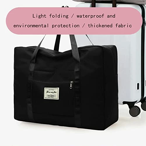 MIANHT Foldable Travel Duffel Bag - Sports Tote Gym Bag, Shoulder Week-Ender Overnight Bag For Women And Girls, Tote Carry On Luggage 8 MIANHT Foldable Travel Duffel Bag - Sports Tote Gym Bag, Shoulder Week-Ender Overnight Bag For Women And Girls, Tote Carry On Luggage - Image 6
