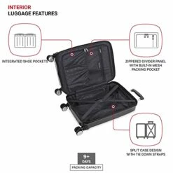 SwissGear Checked-Large 27-Inch, Black -TRAVELPRO Sales 41bTvM3rFcS