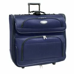 Travel Select Amsterdam Business Rolling Garment Bag, Navy