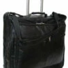 Amerileather Cowhide Leather Black 21.5-inch Wheeled Garment Bag -TRAVELPRO Sales 41bpUWa8caL