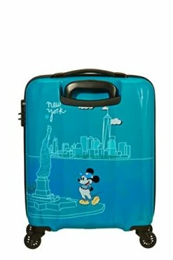 American Tourister Unisex_Adult Hand Luggage, Turquoise (Take Me Away Mickey Nyc), S (55 Cm - 36 L) -TRAVELPRO Sales 41cX8T6MBdL