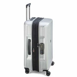 DELSEY Paris Securitime Expandable Luggage With Spinner Wheels, Silver, Checked-Medium 25 Inch -TRAVELPRO Sales 41cYVDpRfHL