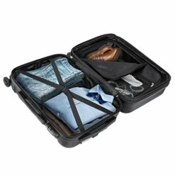 SUPER DEAL Hardside Expandable Spinner Luggage 21 Inch Carry On Luggage Lightweight Travel Suitcase With 360°Swivel Wheels And Height Adjustable Handle, Black -TRAVELPRO Sales 41cYomSKCCL