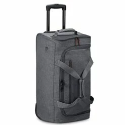 DELSEY Paris Maubert 2.0 Two Wheel Duffle Bag, Anthracite, 24 Inch