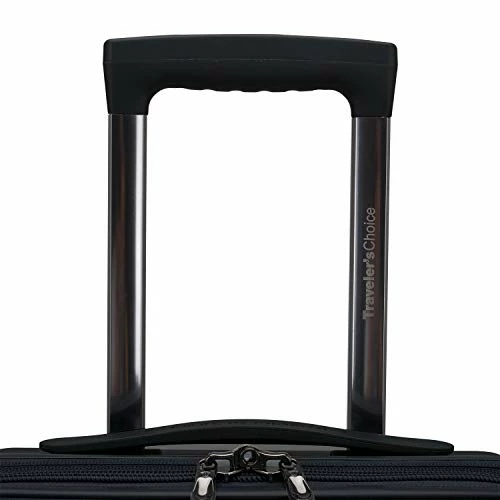 Traveler's Choice Pagosa Indestructible Hardshell Expandable Spinner Luggage, Black, Checked-Medium 26-Inch 5 Traveler's Choice Pagosa Indestructible Hardshell Expandable Spinner Luggage, Black, Checked-Medium 26-Inch - Image 3