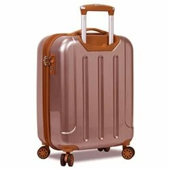Dejuno Monroe New Generation 3-Piece Hardside Spinner TSA Lock Luggage Set, Rose Gold, One Size -TRAVELPRO Sales 41d84EhiBxS