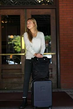 Sherpani Meridian, 22 Inch Travel Hardside Luggage, Durable Hardshell Luggage, Expandable Suitcases With Wheels, Rolling Luggage Carry On, Lightweight Carry On Luggage With Spinner Wheels (Black) -TRAVELPRO Sales 41dyGxnU4ML