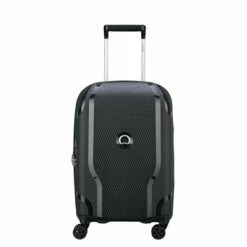 DELSEY Paris Clavel Hardside Expandable Luggage With Spinner Wheels, Black, Carry-On 19 Inch