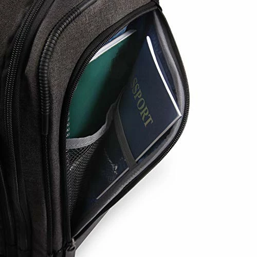 ORIGINAL PENGUIN Men's Ethan Wheeled Under The Seat Carry On Bag, Black Crosshatch 7 ORIGINAL PENGUIN Men's Ethan Wheeled Under The Seat Carry On Bag, Black Crosshatch - Image 5