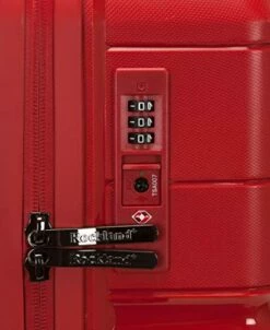 Rockland Linear 3-Piece Hardside Spinner Wheel Luggage Set, Red, (19/23/27) -TRAVELPRO Sales 41eQqVMmVgL