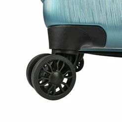 U.S. Traveler Boren Polycarbonate Hardside Rugged Travel Suitcase Luggage With 8 Spinner Wheels, Aluminum Handle, Teal, 2-Piece Set -TRAVELPRO Sales 41eh74mn7rS