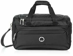 DELSEY Paris Sky Max 2.0 Duffle Carry-on Bag, Black
