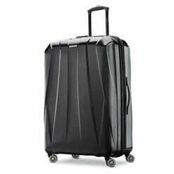 Samsonite Centric 2 Hardside Expandable Luggage With Spinner Wheels, Black, Checked-Large 28-Inch