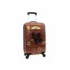 Harry Potter Luggage 21 Inch Hogwarts Express Hard-Sided Suitcase Rolling Luggage Carry-On Tween Spinner Travel Trolley For Kids - Brown