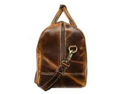 Leather Castle Genuine Vintage Men’s Duffel Sports Gym, Travel, Carry-on Luggage Bag, Light Brown -TRAVELPRO Sales 41gg8ue8aFL