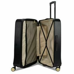Badgley Mischka Modern Trolley Diamond 3 Piece Expandable Spinner Wheels Luggage / Suitcase Set (Black) -TRAVELPRO Sales 41gvmIaNyOL