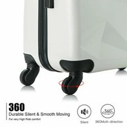 Omni PC Luggage Sets, Semper 4 Piece Luggage Set Suitcases With Spinner Wheels Hardshell Lightweight Luggage W/ Scale (Off- White With Scale) 11 Omni PC Luggage Sets, Semper 4 Piece Luggage Set Suitcases With Spinner Wheels Hardshell Lightweight Luggage W/ Scale (Off- White With Scale) -TRAVELPRO Sales 41gzrSOcPBL