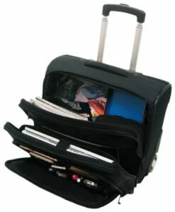 Olympia Luggage Deluxe Rolling Overnighter,Black,One Size -TRAVELPRO Sales 41h1NaiZWjL