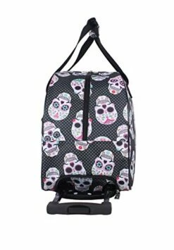 Betsey Johnson Luggage Designer Pattern Suitcase Wheeled Duffel Carry On Bag (Paris Love) (One -TRAVELPRO Sales 41hYpHBGrKL