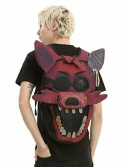 Bioworld Five Nights At Freddy'S 3D Foxy Big Face Backpack Licensed