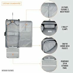 Briggs & Riley Baseline-Softside Wardrobe Spinner Luggage, Black, One Size -TRAVELPRO Sales 41iHim1g99L