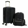 Kenneth Cole Reaction Women's Sophie Backpack Silky Nylon 15" Laptop & Tablet RFID Bookbag For School, Work, & Travel, Black With 20" Carry-On, One Size 1 Kenneth Cole Reaction Women's Sophie Backpack Silky Nylon 15" Laptop & Tablet RFID Bookbag For School, Work, & Travel, Black With 20" Carry-On, One Size -TRAVELPRO Sales 41iHvf QtYL