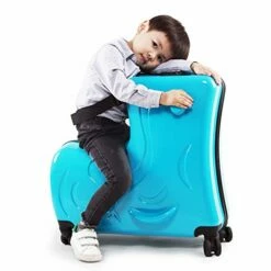 N/A AO WEI LA OW Duffel Bag For Kids Ride-On Suitcase Carry-On Luggage With Wheels Fits To Kids Aged 6-12 Years Old (Blue, 24 Inch). 11 N/A AO WEI LA OW Duffel Bag For Kids Ride-On Suitcase Carry-On Luggage With Wheels Fits To Kids Aged 6-12 Years Old (Blue, 24 Inch). -TRAVELPRO Sales 41i jggfCuL