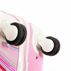 AO WEI LA OW Tourist Luggage Carry On Luggage With Spinner Wheels Rolling Suitcase For Women And Girls, Ascending Gardens Flowers (Pink ,20 Inch) -TRAVELPRO Sales 41ieuhG2iWL