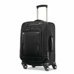 Samsonite Pro Travel Softside Expandable Luggage With Spinner Wheels, Black, Carry-On 21-Inch