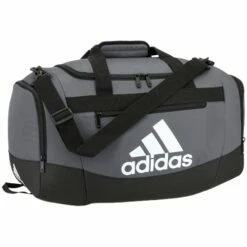 Adidas Defender 4 Small Duffel Bag, Team Onix Grey