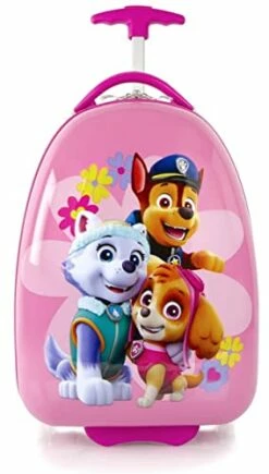 Heys Paw Patrol Girl's 18 Inch Hardside Carry-on Luggage Wheeled Suitcase - Pink