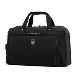Travelpro Crew Versapack Weekender Carry-on Duffel Bag W/Suiter, Jet Black, One Size