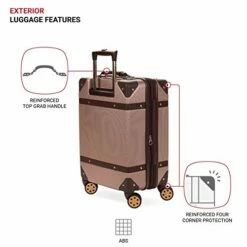 SwissGear 7739 Trunk, Hardside Spinner Luggage (Blush, Carry-On 19-Inch) 18 SwissGear 7739 Trunk, Hardside Spinner Luggage (Blush, Carry-On 19-Inch) -TRAVELPRO Sales 41kRFQ uRZL