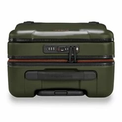 Briggs & Riley Torq Hardside Carry On Luggage With Spinner Wheels 22 Inch. USB Charging Port, TSA-Friendly Locks, Easy Access Hinged Front Pocket, Green -TRAVELPRO Sales 41l9hpJbNjL