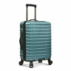U.S. Traveler Boren Polycarbonate Hardside Rugged Travel Suitcase Luggage With 8 Spinner Wheels, Aluminum Handle, Teal, 2-Piece Set -TRAVELPRO Sales 41lbzWp3NbS