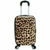 Rockland Safari Hardside Spinner Wheel Luggage, Leopard, Carry-On 20-Inch -TRAVELPRO Sales 41lqTS9y9vL