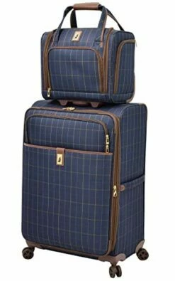 London Fog Kensington II 15" 2-Wheel Under The Seat Bag, Navy Window Pane 13 London Fog Kensington II 15" 2-Wheel Under The Seat Bag, Navy Window Pane -TRAVELPRO Sales 41n0Mup6piL