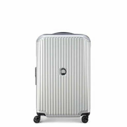 DELSEY Paris Securitime Expandable Luggage With Spinner Wheels, Silver, Checked-Medium 25 Inch -TRAVELPRO Sales 41n9JZ239ML