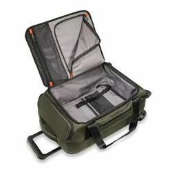 Briggs & Riley ZDX Upright Rolling Duffel Bag, Hunter, Carry-On 21-Inch -TRAVELPRO Sales 41nGtmbh69L