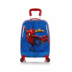 Heys Marvel-Spiderman Boys Hardside Spinner Rolling Luggage For Kids - 18 Inch