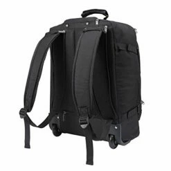 Cabin Max️ - Quebec Hybrid Rolling Backpack With Wheels - Carry On Luggage 22x14x9 Zip Out Backpack Straps - Perfect For Most Major American Airlines (Black) -TRAVELPRO Sales 41nVcPpY4yL