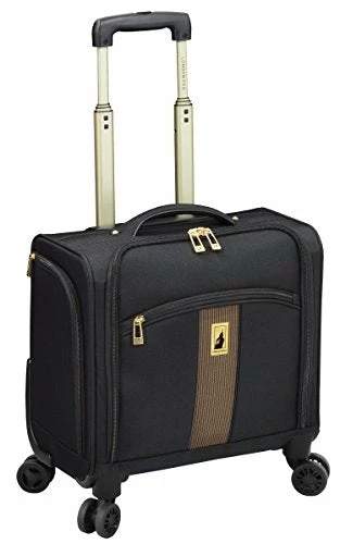 London Fog Langley 8 Wheel 15" Under The Seat Bag, Black 3 London Fog Langley 8 Wheel 15" Under The Seat Bag, Black