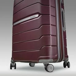 Samsonite Freeform Hardside Expandable With Double Spinner Wheels, Merlot, Checked-Medium 24-Inch -TRAVELPRO Sales 41no3hesEfL