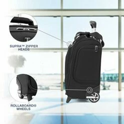 Travelpro Luggage Maxlite 5 15" Lightweight Carry-on Rolling Under Seat Bag, Black -TRAVELPRO Sales 41nwrvDFECL
