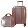 World Traveler Classique Hardside 2-PC Carry-On Spinner Luggage Set, Rose Gold, One Size -TRAVELPRO Sales 41oC3KYXq9L