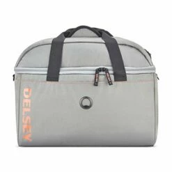 DELSEY Paris Egoa Travel Duffel Bag Made From 100% Recycled Materials, Light Gray, 18 Inch
