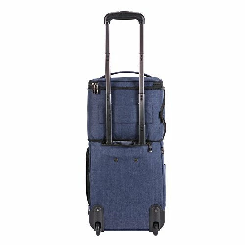 Travelers Club Luggage 16" Top Expandable Rolling Underseater W/USB Port, Blue Suitcase, Carry-On, Navy 12 Travelers Club Luggage 16" Top Expandable Rolling Underseater W/USB Port, Blue Suitcase, Carry-On, Navy - Image 10